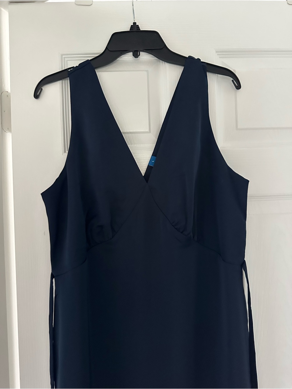 Old Navy Deep Navy V-Neck Sleeveless Maxi Dress